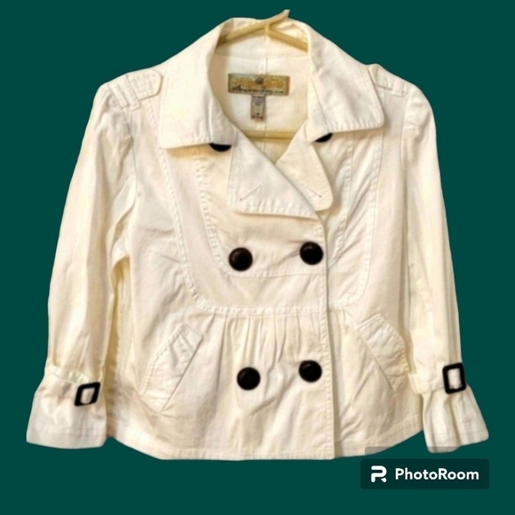 AMERICAN RAG CIE Button Down Double Breast Pea Coat Colonial Castlecore Shacket - Picture 1 of 8